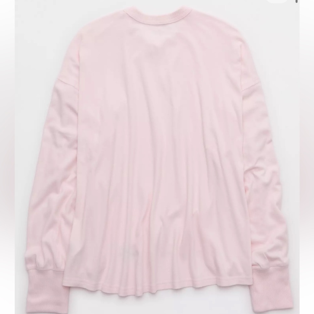 Aerie happy snit pocket long sleeve top - Picture 4 of 7